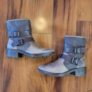 Sofft Aldina Leather Buckle Boots